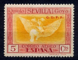ED. 518H (*) , QUINTA DE GOYA EN LA EXPOSICIÓN DE SEVILLA , SELLO HABILITADO ( C.U.P.P. ) - Unused Stamps