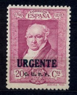 ED. 516H (*) , QUINTA DE GOYA EN LA EXPOSICIÓN DE SEVILLA , SELLO HABILITADO ( C.U.P.P. ) - Unused Stamps