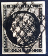FRANCE                           N° 3a                     OBLITERE          Cote : 75 € - 1849-1850 Cérès