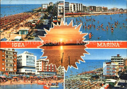 72571774 Igea Marina Strand Sonnenuntergang Bellaria Igea Marina - Autres & Non Classés
