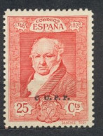 ED. 507H (*) , QUINTA DE GOYA EN LA EXPOSICIÓN DE SEVILLA , SELLO HABILITADO ( C.U.P.P. ) - Unused Stamps
