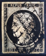 FRANCE                           N° 3                     OBLITERE          Cote : 70 € - 1849-1850 Ceres