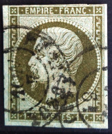 FRANCE                           N° 11                     OBLITERE          Cote : 90 € - 1853-1860 Napoléon III.