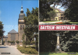 72571485 Datteln Amanduskirche Kriegerdenkmal Rathaus Datteln - Datteln