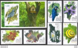 7660  Birds - Oiseaux - Flowers - Squirrels - Shells -  2012 - MNH - Cb - 2,25 - Otros & Sin Clasificación