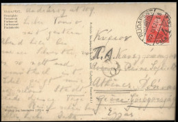 Hungary 1933 Post Card: Canc. (BUDAPEST 933 OKT 24 Ca.La. 4 Ca La) To Greece - Cartas & Documentos