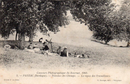 PAYZAC - Concours Photographiques Du Bournat . 1903 . Le Repos Des Travailleurs . - Autres & Non Classés