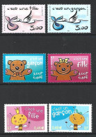 Timbre De France Neuf ** N 3231 / 3232 + 3377 / 3378 + 3463 / 3464 - Unused Stamps