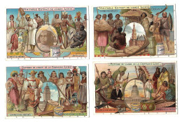 S 649, Liebig 6 Cards, La Terre Et Ses Habitants (one Card Have Small Damage) (ref B15) - Liebig