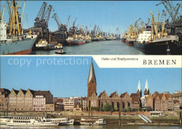 72569718 Bremen Hafen Stadtpanorama Arbergen - Bremen
