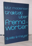 Traktat Uber Fremdworter (German Edition) - Ohne Zuordnung