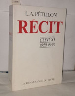 Récit Congo 1929-1958 - Non Classificati