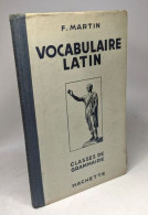 Vocabulaire Latin - Classes De Grammaire - Zonder Classificatie