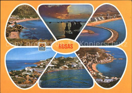 72569594 Rosas Costa Brava Cataluna Fliegeraufnahme Strand  - Autres & Non Classés
