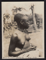 Photo 8,5 X 11,5 Jeune Femme Mangbetu- Document Rare - Afrique
