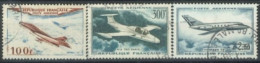 FRANCE - 1954/65 - AIR PLANES STAMPS SET OF 3, USED - Used Stamps
