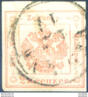 Lombardo Veneto. Segnatasse Per Giornali. 2 K. 1858-1859. Usato. - Sin Clasificación
