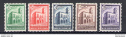 1932 SAN MARINO Palazzetti N. 159/163 MH* - Serie Linguellata - Otros & Sin Clasificación