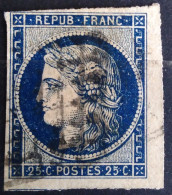 FRANCE                           N° 4                    OBLITERE                Cote : 65 € - 1849-1850 Cérès