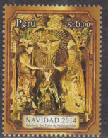 2014 Peru Navidad Christmas Noel Complete Set Of 1  MNH - Peru