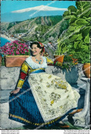 Bn307 Cartolina Costume Siciliano - Messina