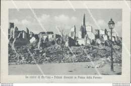 Bf315 Cartolina Le Rovine Di Messina Palazzi Diroccati In Piazza Ferrovia - Messina