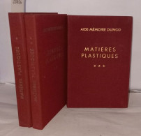 Matières Plastiques - 3 Volumes Aides Mémoire Dunod - Non Classés