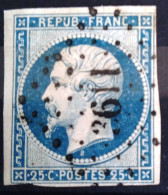 FRANCE                           N° 10                   OBLITERE                Cote : 45 € - 1852 Louis-Napoléon