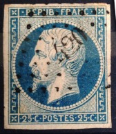 FRANCE                           N° 10                   OBLITERE                Cote : 45 € - 1852 Louis-Napoleon