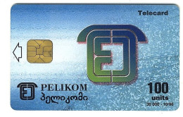 GEORGIA No.2 Phonecard___Pelikom Chip 100u___30.000 Ex. - 10-96 - Georgia