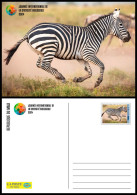 MALI 2024 STATIONERY CARD - ZEBRA ZEBRAS ZEBRE ZEBRES - Anes