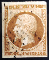 FRANCE                           N° 13B                  OBLITERE                Cote : 35 € - 1853-1860 Napoleon III