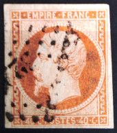FRANCE                           N° 16                  OBLITERE                Cote : 22 € - 1853-1860 Napoléon III