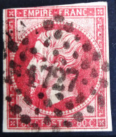 FRANCE                           N° 17 B                  OBLITERE                Cote : 60 € - 1853-1860 Napoleon III