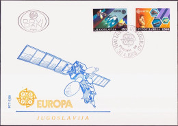 Europa CEPT 1988 Yougoslavie - Jugoslawien - Yugoslavia FDC Y&T N°2151 à 2152 - Michel N°2273 à 2274 - 1988