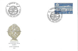 Schweiz Suisse 1960: Dienst VII "NATIONS UNIES" (UNO / ONU): Zu+Mi 33 Mit ET-Stempel GENÈVE 24.X.1960  (Zu CHF 10.00) - Dienstzegels