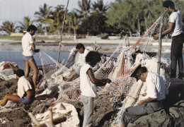 Ile Maurice Scène De Pêcheurs à Grand Gaube - Mauritius