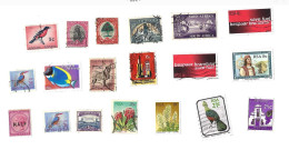 Collection De 50 Timbres  Oblitérés. - Collections, Lots & Series
