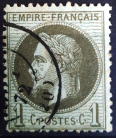 FRANCE                           N° 25                   OBLITERE                Cote : 25 € - 1863-1870 Napoléon III Con Laureles
