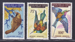 CONGO AERIENS N°   47 à 49 ** MNH Neufs Sans Charnière, TB (D2339) Oiseaux - 1967 - Nuovi