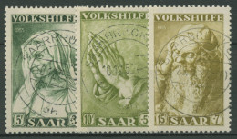Saarland 1955 Volkshilfe: Gemälde Dürer 365/67 Gestempelt - Used Stamps