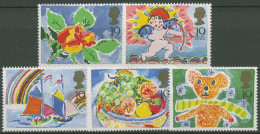 Großbritannien 1989 Gruß- Und Glückwunschmarken: Rose, Cupido 1189/93 Postfrisch - Ungebraucht