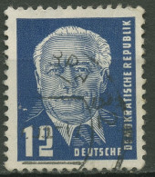 DDR 1952 Präsident Wilhelm Pieck Mit X I Wasserzeichen 323 Va X I Gestempelt - Gebruikt