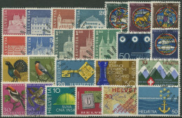Schweiz Jahrgang 1968 Komplett Gestempelt (G14680) - Used Stamps
