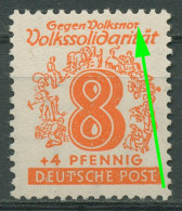 SBZ West-Sachsen 1946 Volkssolidarität Mit Plattenfehler 142 Y I Postfrisch - Otros & Sin Clasificación