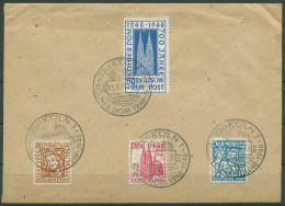 Bizone 1948 Kölner Dom Satzbrief 69/72 Mit Sonderstempel (X16753) - Other & Unclassified