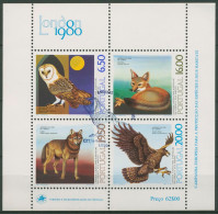 Portugal 1980 Tierschutz Tiere Im Zoo Von Lissabon Block 30 Gestempelt (C91072) - Blocks & Sheetlets