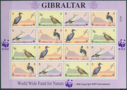 Gibraltar 1991 Naturschutz: Vögel Storch Felsenhuhn 619/22 K Postfrisch (C30953) - Gibraltar