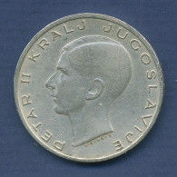 Jugoslawien 20 Dinara 1938, Silber, Petar II., KM 23 Ss (m2552) - Jugoslawien
