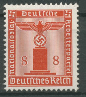 Deutsches Reich Dienstmarke 1942 Mit Waag. Gummiriffelung D 160 Y Postfrisch - Servizio